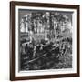 In a Great Pine Forest, Collecting Turpentine, North Carolina, USA, Late 19th or Early 20th Century-null-Framed Giclee Print