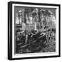 In a Great Pine Forest, Collecting Turpentine, North Carolina, USA, Late 19th or Early 20th Century-null-Framed Giclee Print