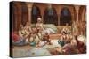 In a Harem-J. G. Delincourt-Stretched Canvas