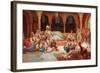 in a Harem-J. G. Delincourt-Framed Giclee Print