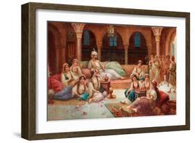 in a Harem-J. G. Delincourt-Framed Giclee Print