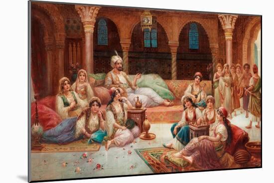in a Harem-J. G. Delincourt-Mounted Giclee Print