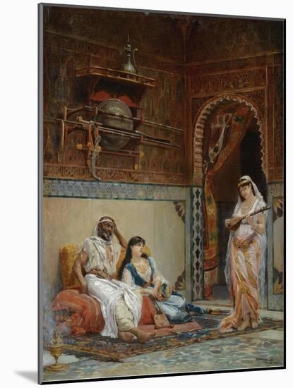 In a Harem-Filippo Baratti-Mounted Giclee Print