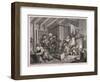 In a High Saliuation at the Point of Death, Plate V of the Harlot's Progress, 1732-William Hogarth-Framed Giclee Print