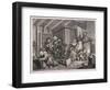 In a High Saliuation at the Point of Death, Plate V of the Harlot's Progress, 1732-William Hogarth-Framed Giclee Print