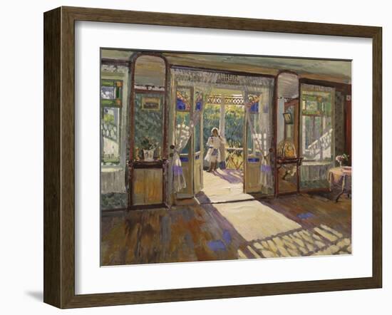 In a House, 1913-Sergei Arsenyevich Vinogradov-Framed Giclee Print