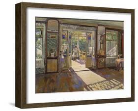 In a House, 1913-Sergei Arsenyevich Vinogradov-Framed Giclee Print