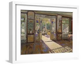 In a House, 1913-Sergei Arsenyevich Vinogradov-Framed Giclee Print