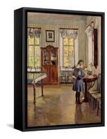 In a House, 1913-Sergei Arsenyevich Vinogradov-Framed Stretched Canvas