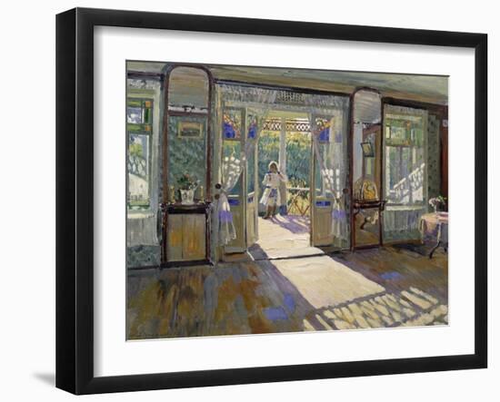 In a House, 1913-Sergei Arsenevich Vinogradov-Framed Giclee Print