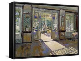 In a House, 1913-Sergei Arsenevich Vinogradov-Framed Stretched Canvas