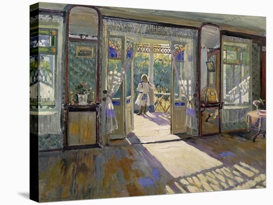 In a House, 1913-Sergei Arsenevich Vinogradov-Stretched Canvas