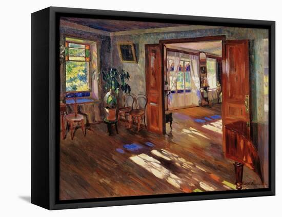 In a House, 1914-Sergei Arsenyevich Vinogradov-Framed Stretched Canvas