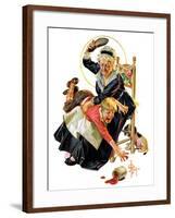 "In a Jam,"November 28, 1931-Joseph Christian Leyendecker-Framed Giclee Print