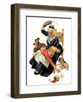 "In a Jam,"November 28, 1931-Joseph Christian Leyendecker-Framed Giclee Print