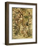 In a Kyoto Garden, 1922-Edward Atkinson Hornel-Framed Giclee Print