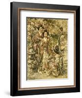 In a Kyoto Garden, 1922-Edward Atkinson Hornel-Framed Giclee Print