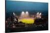 In a night game and a light rain mist, the Florida Marlins beat the 2006 World Series Champion b...-null-Stretched Canvas