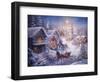 In a One Horse Open Sleigh-Nicky Boehme-Framed Giclee Print