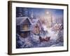 In a One Horse Open Sleigh-Nicky Boehme-Framed Giclee Print