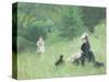 In a Park, circa 1874-Berthe Morisot-Stretched Canvas