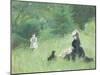 In a Park, circa 1874-Berthe Morisot-Mounted Giclee Print