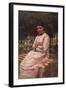 In a Park (Portrait of the Artist's Wife)-Nikolai Alexandrovich Yaroshenko-Framed Giclee Print