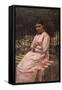 In a Park (Portrait of the Artist's Wife)-Nikolai Alexandrovich Yaroshenko-Framed Stretched Canvas