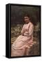In a Park (Portrait of the Artist's Wife)-Nikolai Alexandrovich Yaroshenko-Framed Stretched Canvas