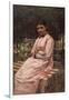 In a Park (Portrait of the Artist's Wife)-Nikolai Alexandrovich Yaroshenko-Framed Giclee Print