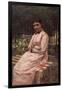 In a Park (Portrait of the Artist's Wife)-Nikolai Alexandrovich Yaroshenko-Framed Giclee Print