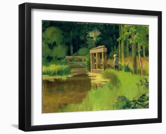 In a Park-Edouard Manet-Framed Giclee Print