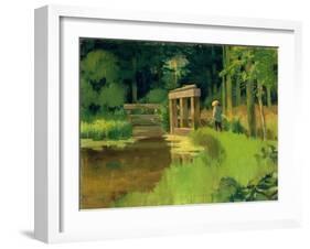 In a Park-Edouard Manet-Framed Giclee Print