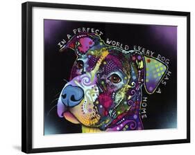 In a Perfect World-Dean Russo-Framed Giclee Print