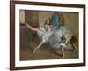 In a repetition room (detail). 1890-1892. Oil on canvas.-Edgar Degas-Framed Giclee Print