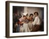 In a Roman Osteria, 1866-Carl Bloch-Framed Premium Giclee Print