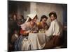 In a Roman Osteria, 1866-Carl Bloch-Mounted Premium Giclee Print