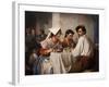 In a Roman Osteria, 1866-Carl Bloch-Framed Giclee Print