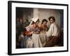 In a Roman Osteria, 1866-Carl Bloch-Framed Giclee Print