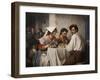 In a Roman Osteria, 1866-Carl Bloch-Framed Giclee Print