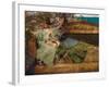 In a Rose Garden-Sir Lawrence Alma-Tadema-Framed Giclee Print