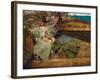 In a Rose Garden-Sir Lawrence Alma-Tadema-Framed Giclee Print