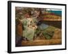 In a Rose Garden-Sir Lawrence Alma-Tadema-Framed Giclee Print