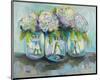 In a Row-Jeanette Vertentes-Mounted Art Print