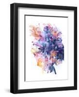 In A Single Moment All Her Greatness Collapsed-Agnes Cecile-Framed Art Print