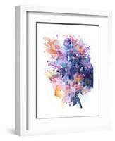 In A Single Moment All Her Greatness Collapsed-Agnes Cecile-Framed Art Print