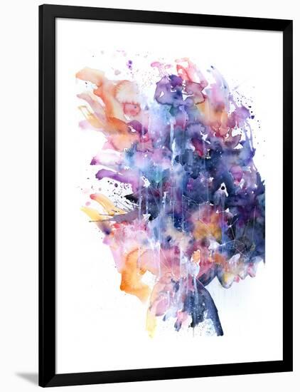 In A Single Moment All Her Greatness Collapsed-Agnes Cecile-Framed Art Print