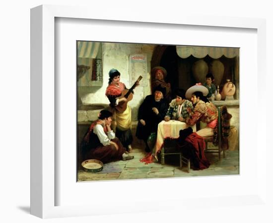 In a Spanish Tavern-Robert Kemm-Framed Giclee Print