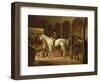 In a Stable-Franz Kruger-Framed Giclee Print