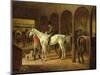 In a Stable-Franz Kruger-Mounted Giclee Print